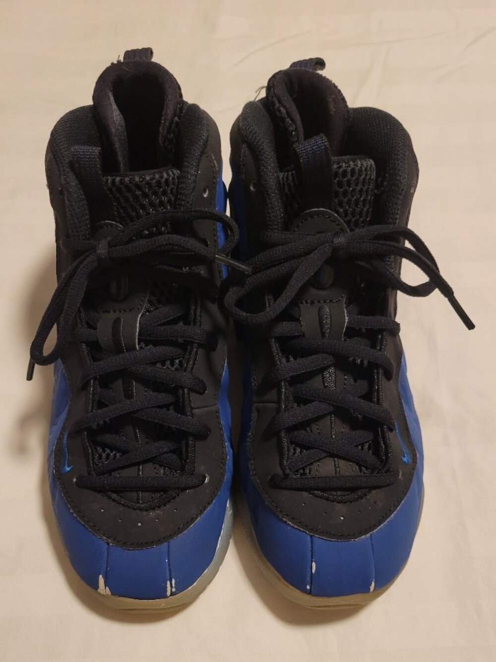 Nike Little Posite One Deep Royal Toddler Boys 2.5Y HQ1960-400 NO INNER SOLES